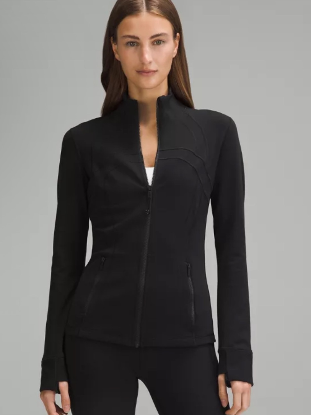 LULULEMON Women's Black Fitted Zip-Front Jacket